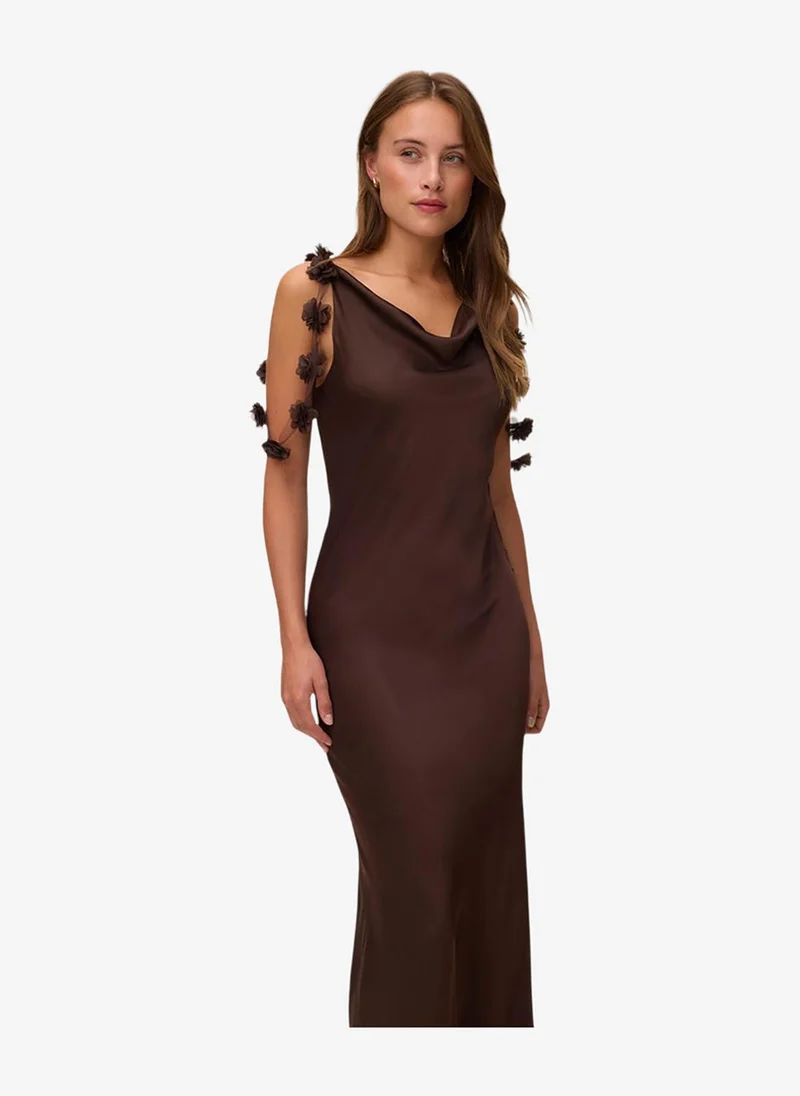 فيرو مودا Women's VMANALEIA Sleeveless Detail Maxi Dress