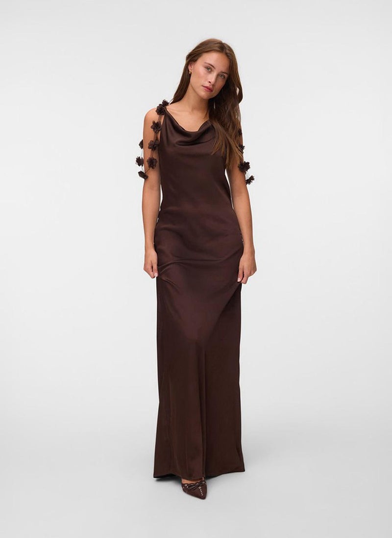 VERO MODA Women's VMANALEIA Sleeveless Detail Maxi Dress - Image 1