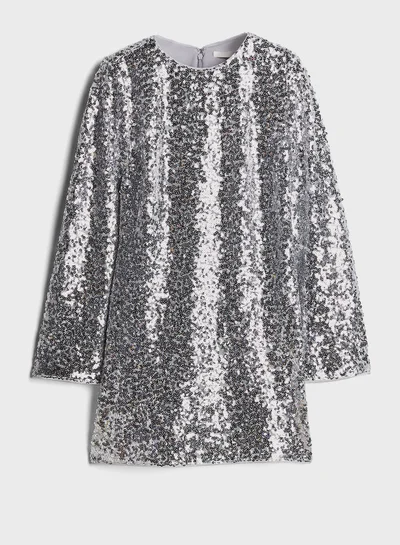 H&M Sequin Shift Dress