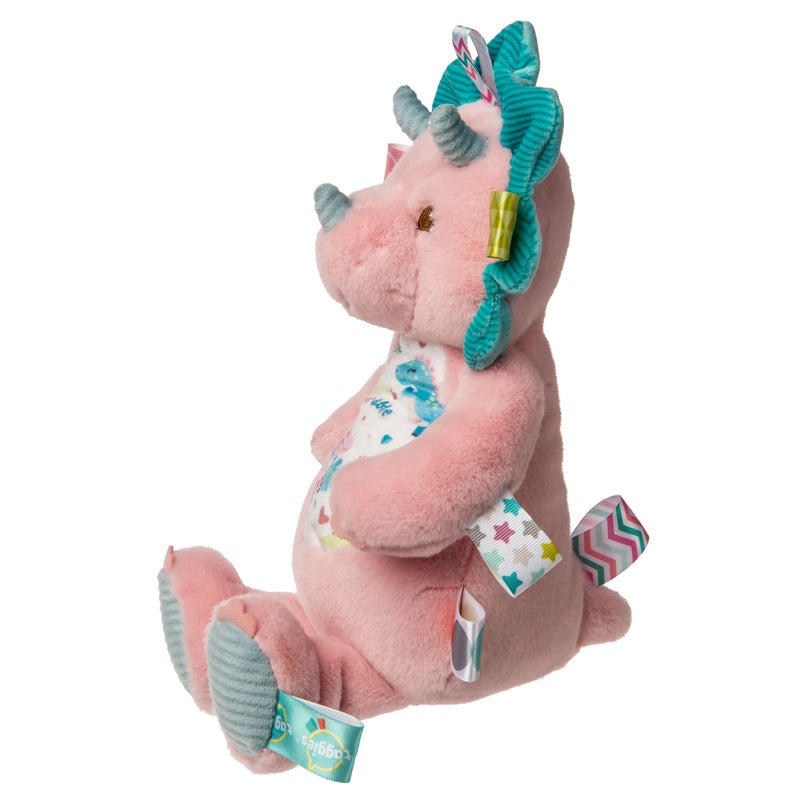 Mary Meyer Taggies Stuffed Animal Soft Toy, 12-Inches, Aroar-a-Saurus Dinosaur - Image 3
