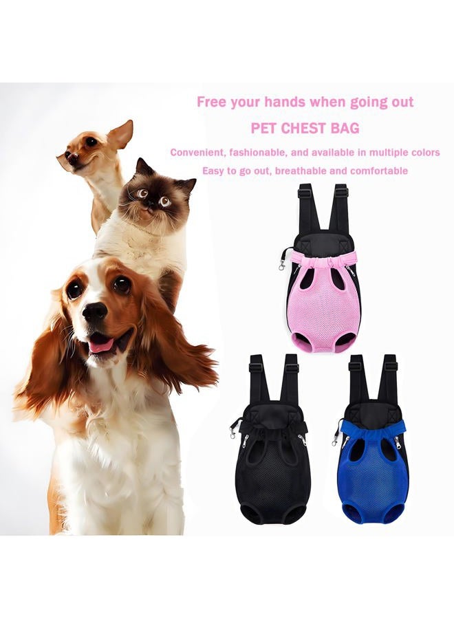 Yehenarn Pet Chest Bag, Adjustable Neck Circumference, Widened Shoulder Strap, Can Adapt to Different Body Types and Carrying Needs,Suitable for Cats and Dogs to Travel with (Pink, Medium（Fit:3-8lb）) - Image 4