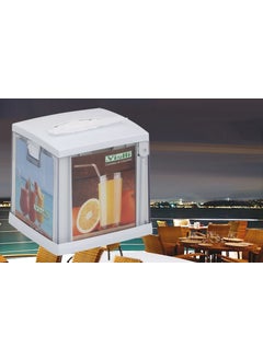 NG11 Desktop Napkin Holder with Top Pull-out Panel White