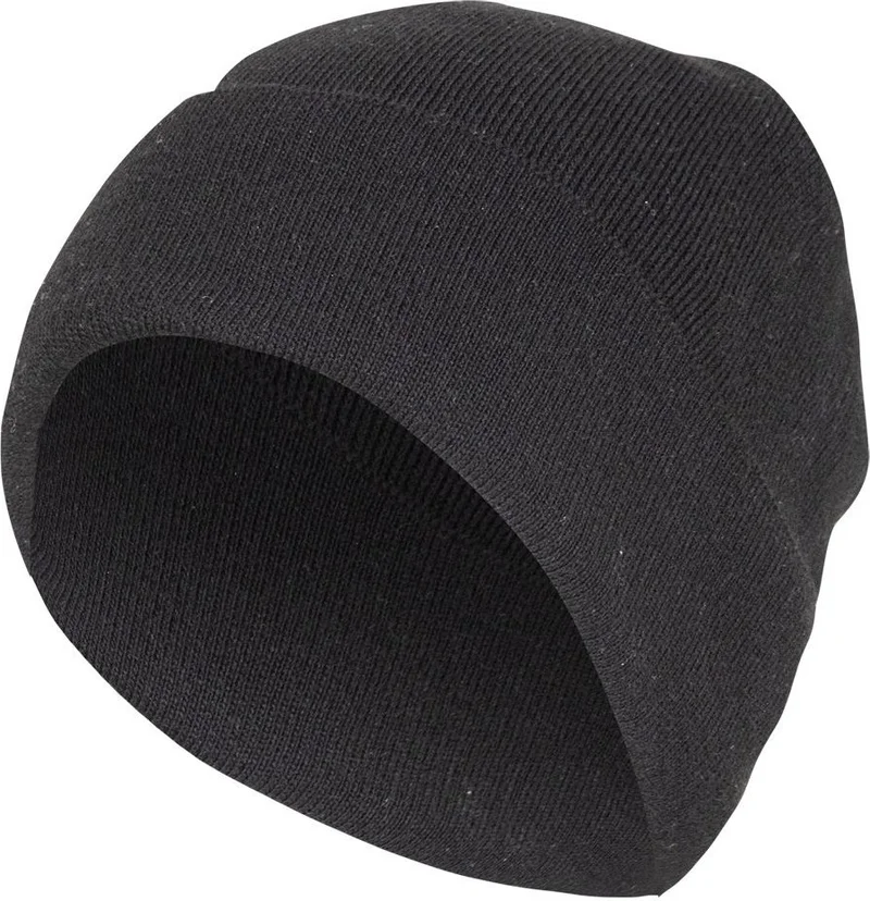 Oil Company Black Fleece Layered Unisex Beanie