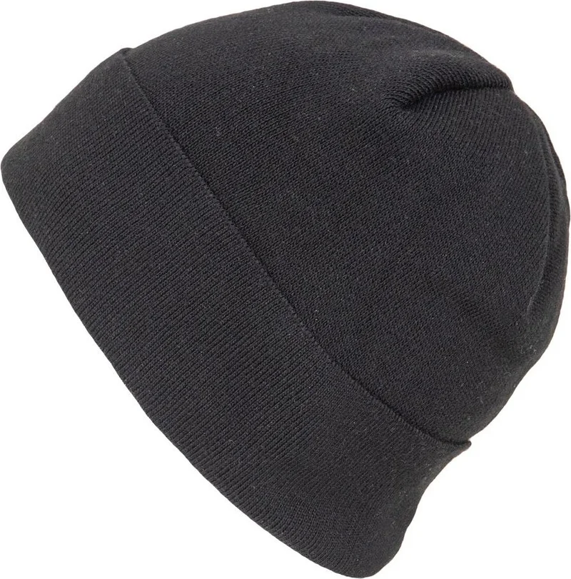 Oil Company Black Fleece Layered Unisex Beanie