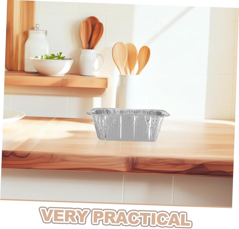 FAVOMOTO 30pcs Aluminum Foil Drip Pans for Grilling Grease Catcher Compatible Griddle Lightweight and BBQ Accessories for Clean Cooking - Image 3
