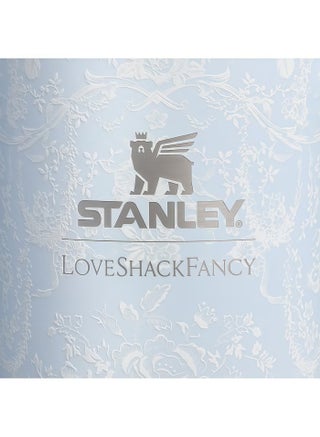 Stanley 1913 x LoveShackFancy Holiday Quencher® H2.0 FlowState™ Tumbler | 40 OZ-Toscana Toile Alpine Blue - view 4