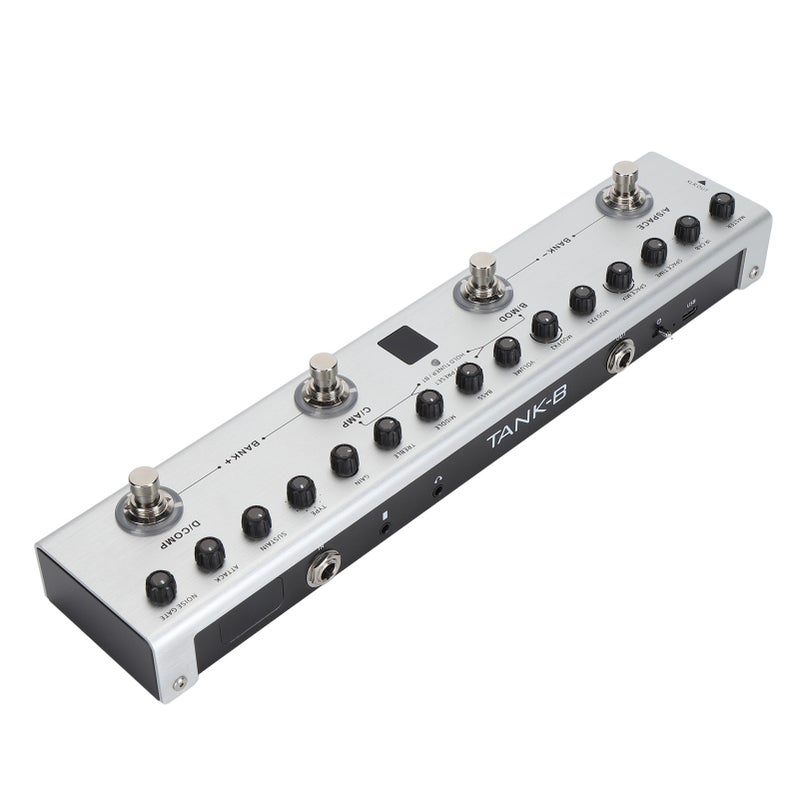 Multi Effects Guitar Pedal: 36 Editable Tone Presets - 9 AMP Styles 8 Classic IR, Portable 3000mA Rechargeable Battery For 12 Hours Use - App & Software Compatible Digital Multi Effects For Electric G - Image 5