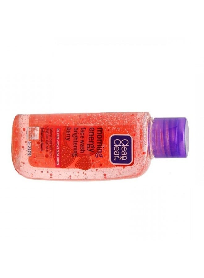 Clean & Clear Morning Energy Face Wash - Brightening Berry, 100ml - Image 2