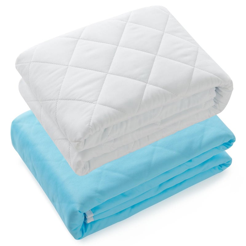 KANECH Bed Pads Washable Waterproof ,44"x52" (2 Pack), Heavy Absorbency Reusable Incontinence Bed Pads for Adults, Elderly, Kids & Pets - Bedwetting Mattress Protector - Image 1