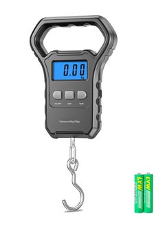 Lukadah Fish Scale 110lb/50kg | Portable Digital Hanging Scale with Backlit LCD, Large Handle, Luggage Scale for Suitcase, Fishing Gifts for Men  - Image 1