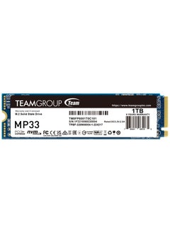 TeamGroup 512GB SSD NVme M.2 PCIE Gen3x4, Mp33 