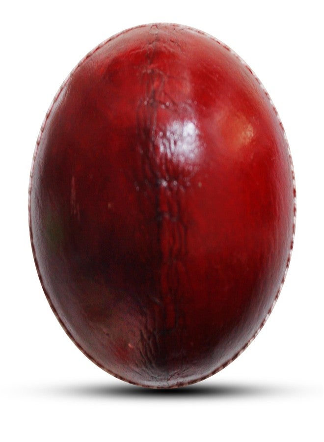 Zhoosh ™ Club Red Cricket Leather Ball (Type-Part 4) (Pack of 4) - Image 4