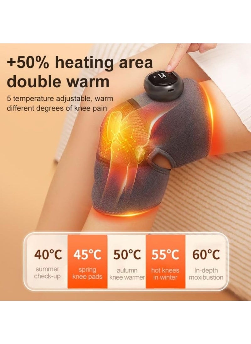DubaiGallery Knee massager with heating pad, suitable for relieving joint pain in knee, shoulder and elbow, portable and suitable for home and travel use all year round  - Image 3