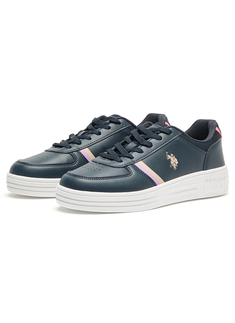 U.S. Polo Assn. - Women's Navy Sneakers - Stylish Design,Comfortable Casual Shoes for Everyday Wear - Image 1