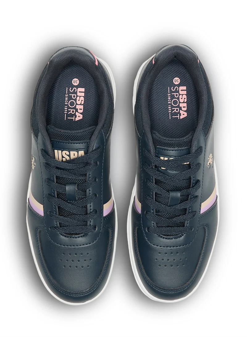 U.S. Polo Assn. Women's Navy Sneakers - Stylish Design,Comfortable Casual Shoes for Everyday Wear