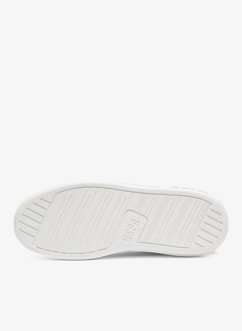 U.S. Polo Assn. Navy/Pink Women's Navy Sneakers - Stylish Design Shoes,Comfortable Casual Shoes for Everyday Wear for Women | Best Price UAE