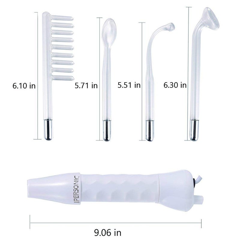 High Frequency Machine, IPERSONIC Portable Handheld High Frequency Facial Wand Acne for Skin Tightening Wrinkles Remover Beauty Eyes Body Care Facial Machine - Image 3