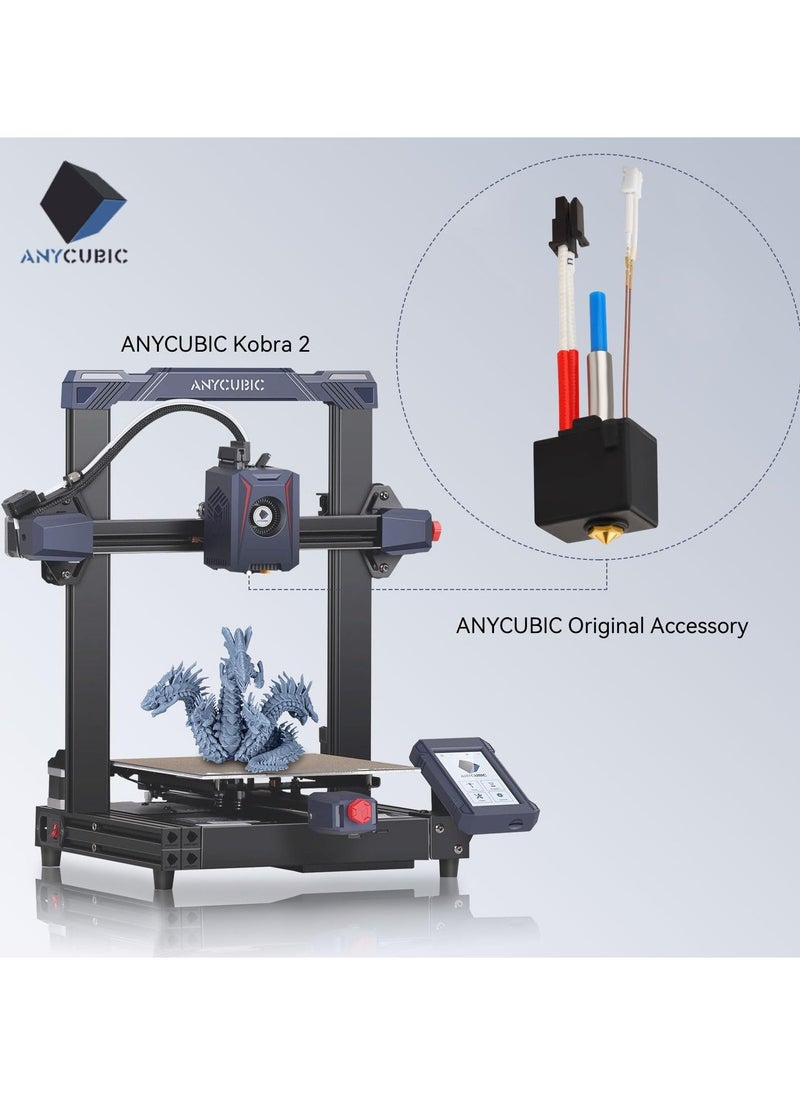 3D Printer Hotend for Anycubic Kobra 2 Series, V5 J-Head Print Head Replacement for Anycubic Kobra 2/Kobra 2 Plus/Kobra 2 Max/Kobra 2 Pro/Kobra 2 Neo, High-Speed 3D Printer Parts - Image 3