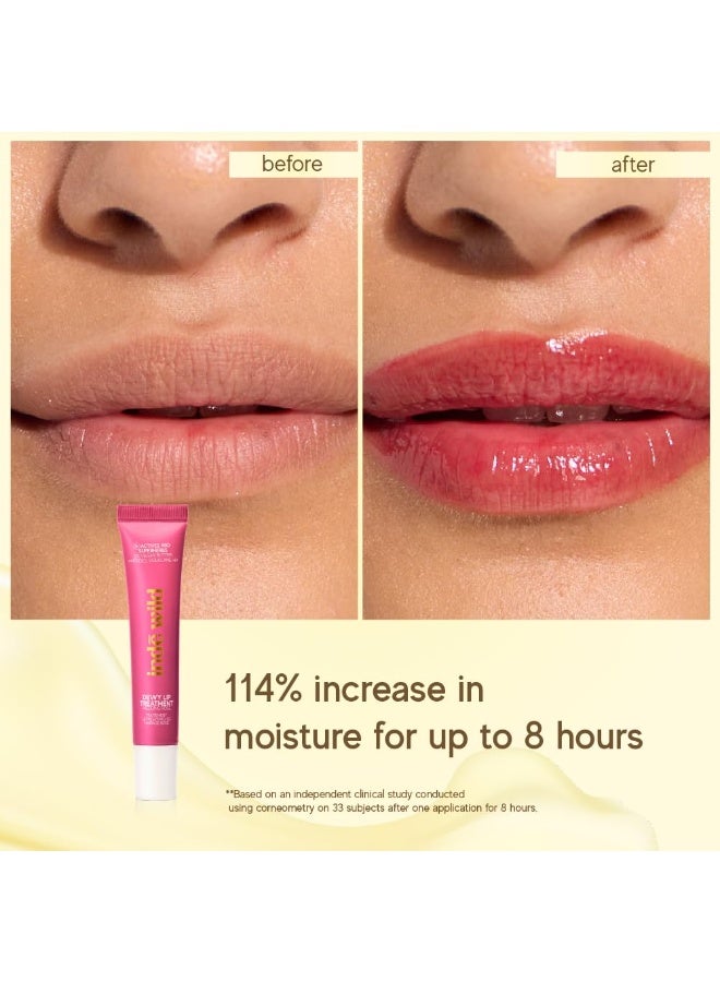 indē wild Dewy Lip Balm | Hydrating & Plumping | Lasts 8+ hours | Nude & Non-Sticky | With Natural Desi Ghee, Peptides, Hyaluronic Acid & Shea Butter | Korean Formulation - Image 4