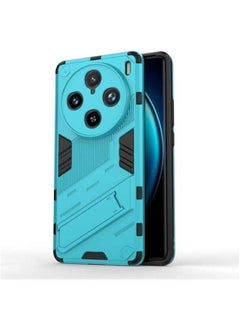Case Compatible with Vivo X100 Pro 5G 2023, 2-in-1 TPU+PC Dual Layer Combo Shockproof Ultra-Thin Protective Phone Back Cover Kickstand