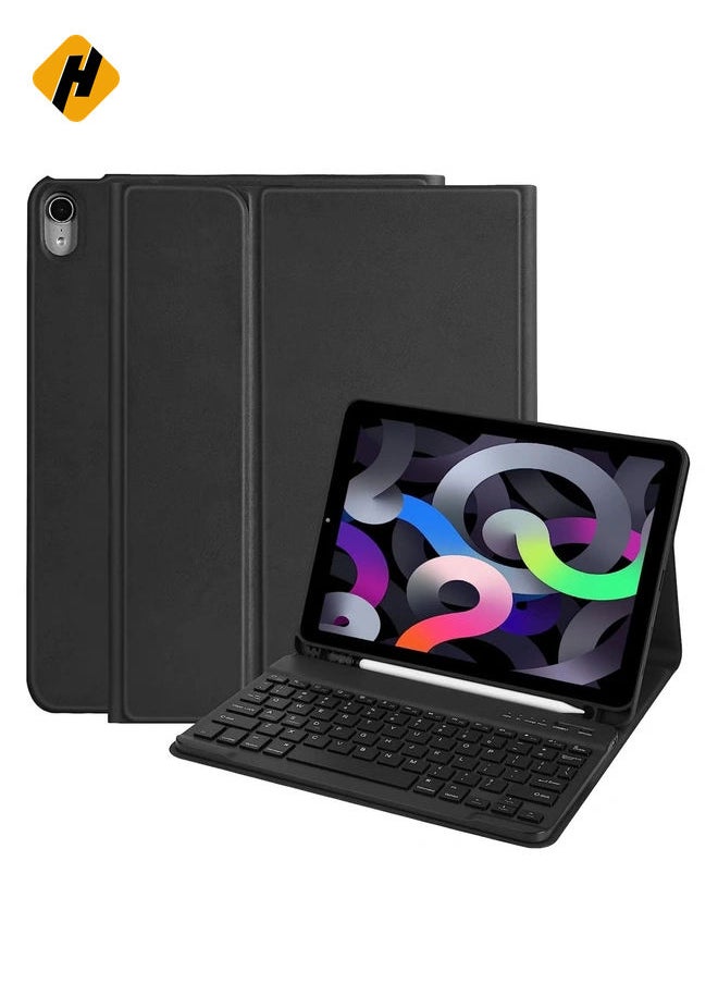 HuHa iPad Air 5th Generation 10.9 Keyboard Case 2022,Detachable Wireless Keyboard with Pencil Holder,Smart Keyboard Case for iPad Air 5th Gen 2022/Air 4th Gen 2020 10.9 Inch  - Image 1