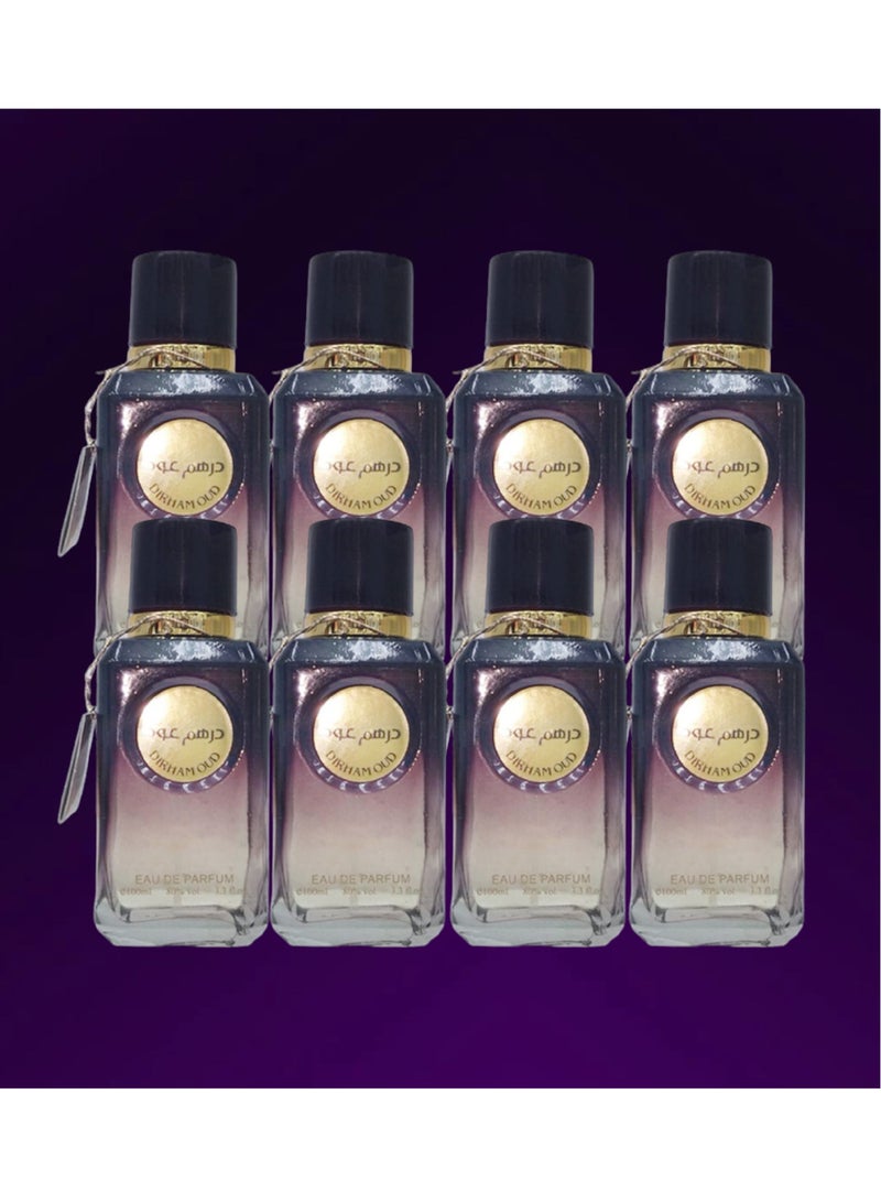 Dirham 8 Pieces Dirham Oud Perfume 100 Ml EDP - Image 1