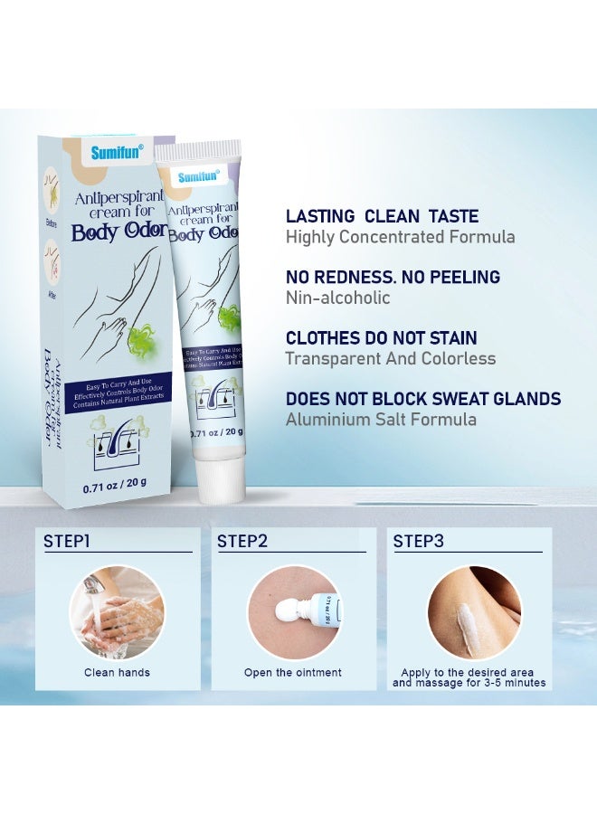 Sumifun Body Odor Cream Herbal 20g - Image 5
