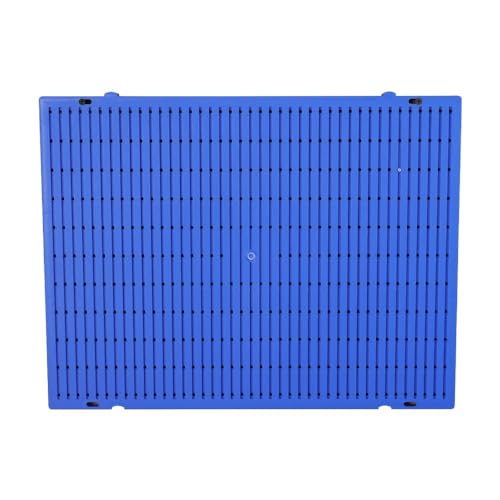 Alkon Polypropylene Copolymer Display Pegboard (MDB500) for Garage Tool Storage for Office, Workshop, Factory,|Organization, Hooks Kitchen, Shop, Home, DIY, Blue - Image 1