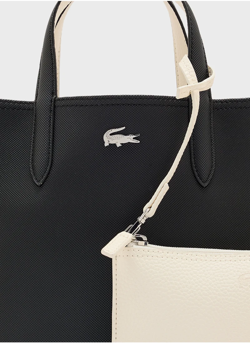 لاكوست Essentials Top Handle Zip Over Tote