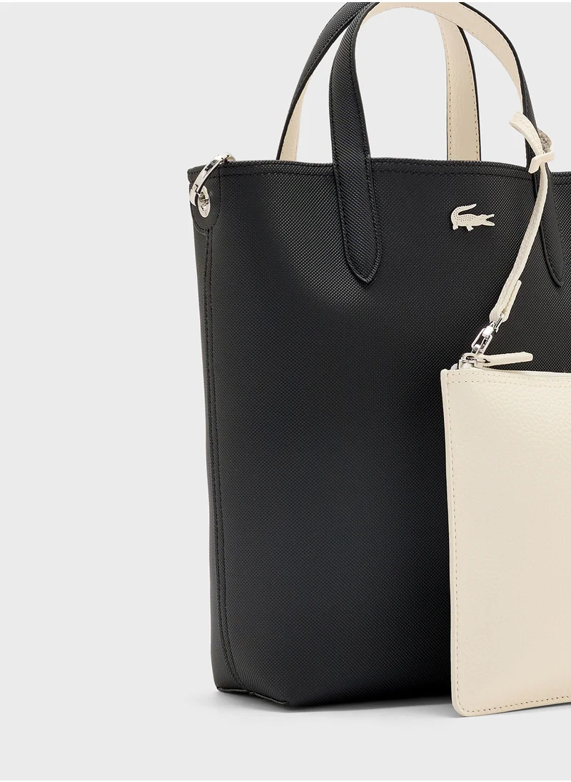 لاكوست Essentials Top Handle Zip Over Tote
