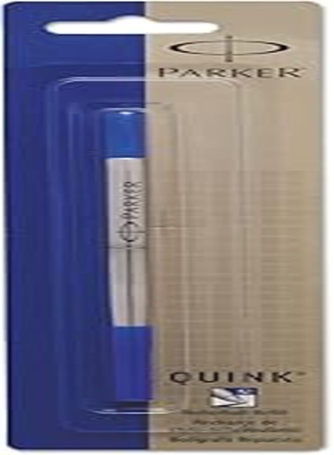 PARKER 1950324 Quink Rollerball Refill Medium Blue