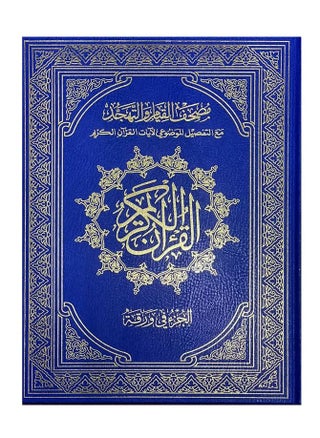 The Quran of Qiyam, 60 pages, each part on a large colloquial page, measuring 50*35, blue color - pzsku/ZD777504DBE063C0E9E10Z/45/_/1718978551/cd161c28-0bae-46ac-8845-e5d4f052f5a0