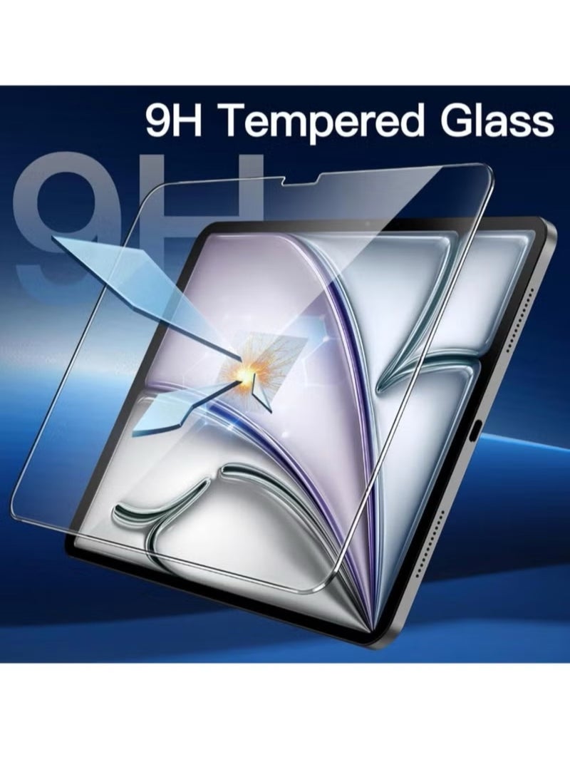 Screen Protector for iPad Air 2024 (6th Generation) 11-Inch , 9H Tempered Glass Film Clear - Image 2