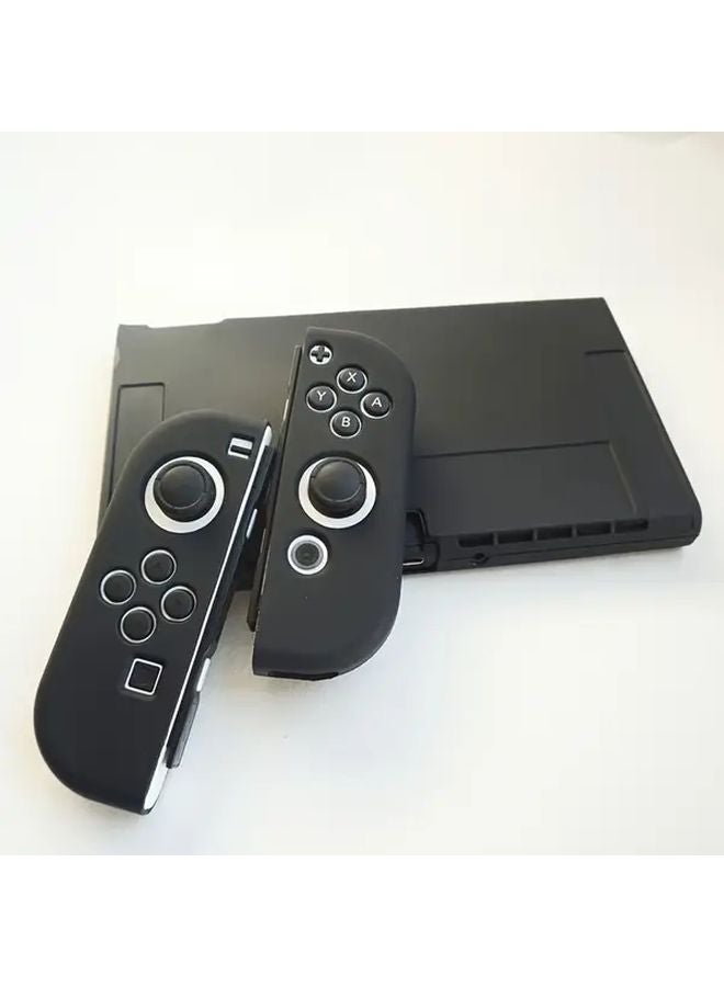 غلاف واقي من TPU الوردي بقشرة ناعمة لـ Nintendo Switch OLED، مقاوم للسقوط ومطفى - Image 4