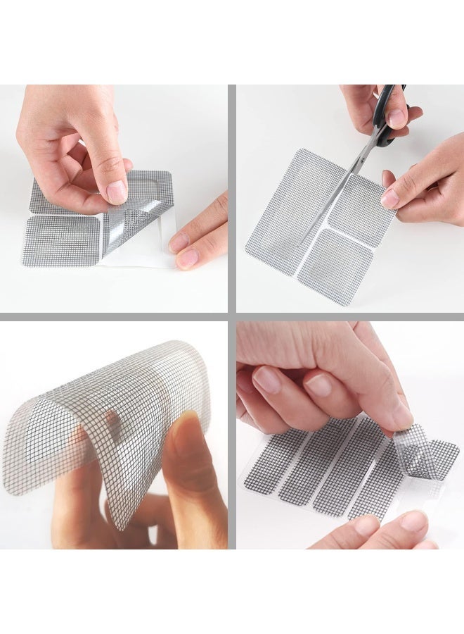 Self-Adhesive Fiberglass Screen Repair Patch for Windows, Doors & Tents - Image 1
