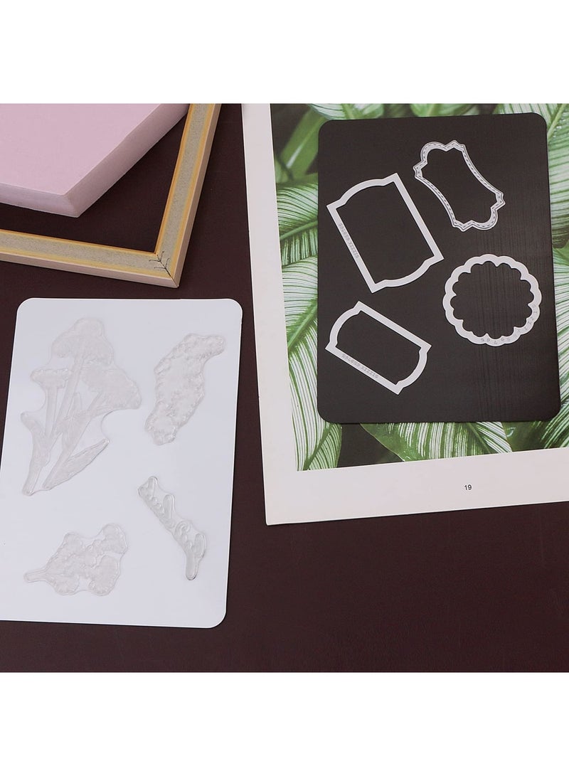 SYOSI 24 Pcs Magnetic Sheets for Die Storage – Clear Stamp & Die Storage Pockets with Magnetic Sheets for Card Making, Stamps, and Scrapbooking (12 Pcs Sheets + 12 Pcs Bags, 0.8 mm Thickness) - Image 5