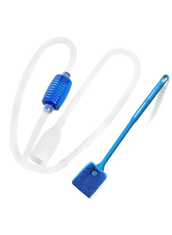 GUSGU 150cm سيفون مضخة مناسبة لأنّ حوض السمك ، حوض السمك ، حوض السمك مضخة سيفون ، والحصى الأنظف ، حوض السمك الحصى مكنسة كهربائية ، حوض السمك الحصى مكنسة كهربائية والاسفنج الأنظف - Image 1