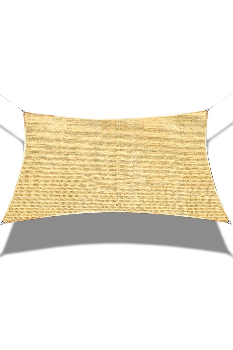 LINGWEI Sun Shade Sail Shade Cloth with One Rope and Installation kit 95% Shade Sun Shades Outdoor - Image 3