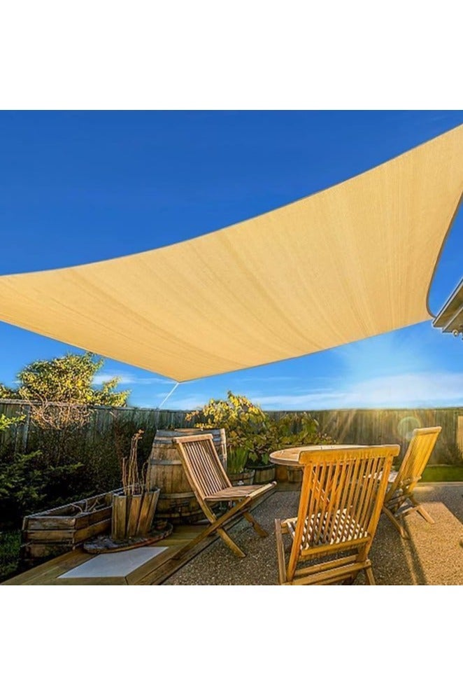 LINGWEI Sun Shade Sail Shade Cloth with One Rope and Installation kit 95% Shade Sun Shades Outdoor - Image 2