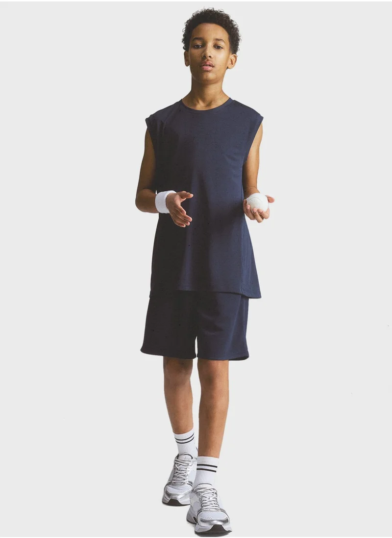 H&M Kids 2 Pack Straight Fit Shorts