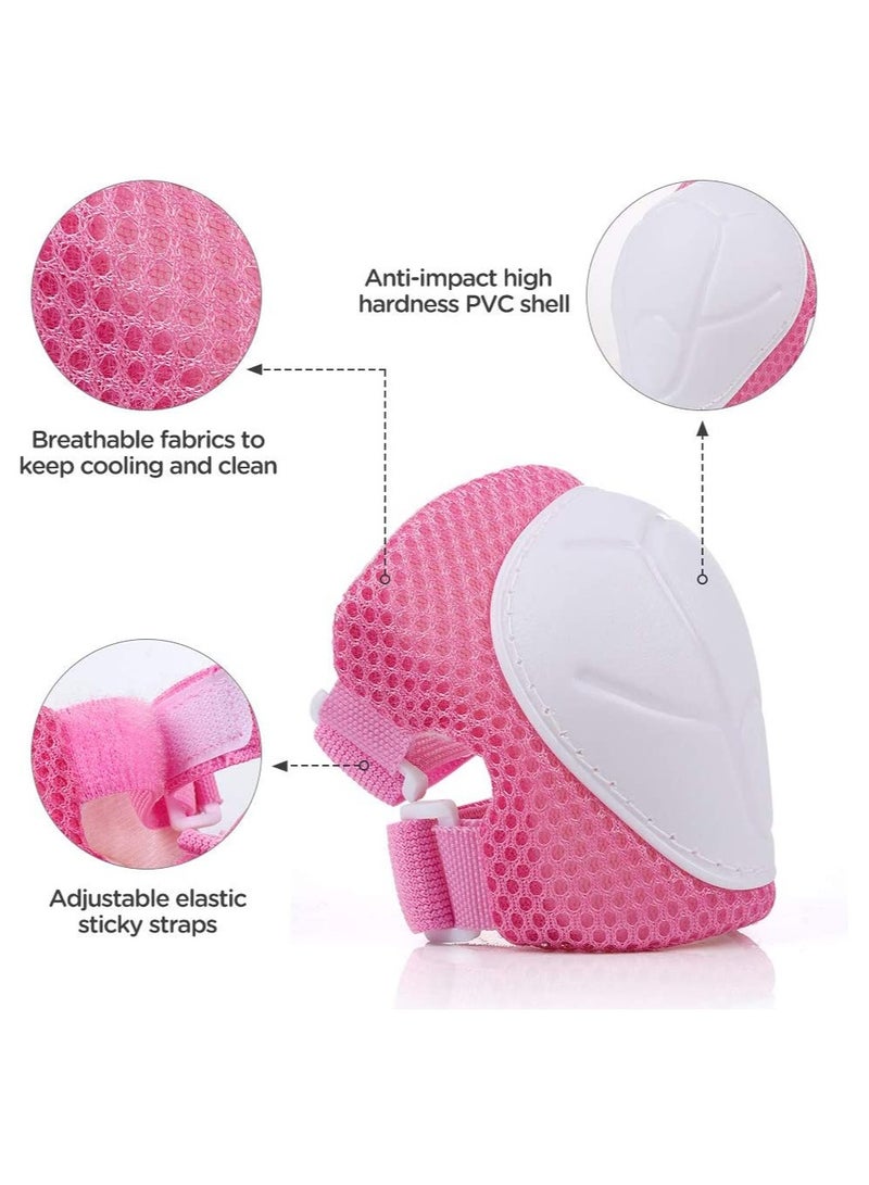 Captaintech 7in1 Adjustable Kids Protective Gear Set Helmet and Pads for Scooters Skateboards and Bicycles Safe Fun Gear for Active Children Blue - Image 3