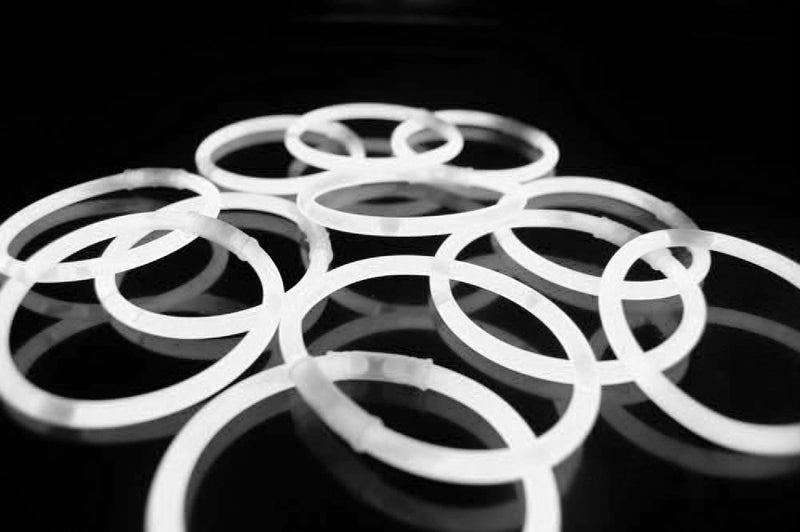 Amscan White Glow Stick Tube - 8" (Pack of 36) – Long-Lasting, Non-Toxic & Eco-Friendly - Perfect for Parties  - Image 3