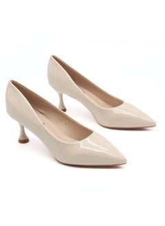 SD.Felano Women's High Heels Pumps Shoes | Closed Toe, Dress Slip-On Heels for Girls & Ladies | Shiny Women's Fashion High Heels for Party Bride Wedding Dress Platform Shoes  - Image 2