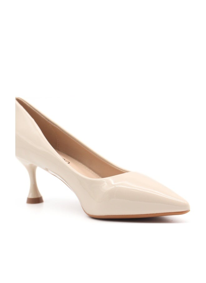 SD.Felano Women's Pointed Toe Patent High Heels – Elegant, Comfortable, Lightweight, Slip-Resistant Design with Moderate Heel Height, Ideal for Casual & Formal Wear, Office, Parties, and Everyday Comfort - Image 1