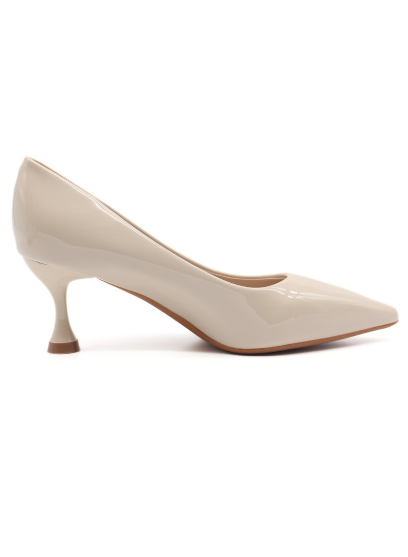 SD.Felano Women's Pointed Toe Patent High Heels – Elegant, Comfortable, Lightweight, Slip-Resistant Design with Moderate Heel Height, Ideal for Casual & Formal Wear, Office, Parties, and Everyday Comfort - Image 3