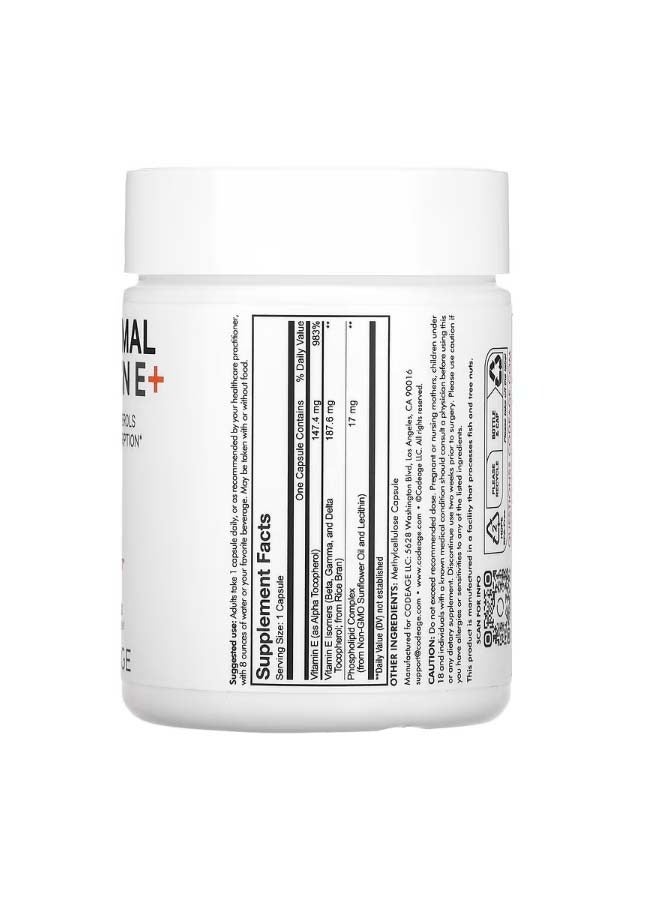كوديدج Liposomal Vitamin E Mixed Tocopherols 90 Capsules - Image 2