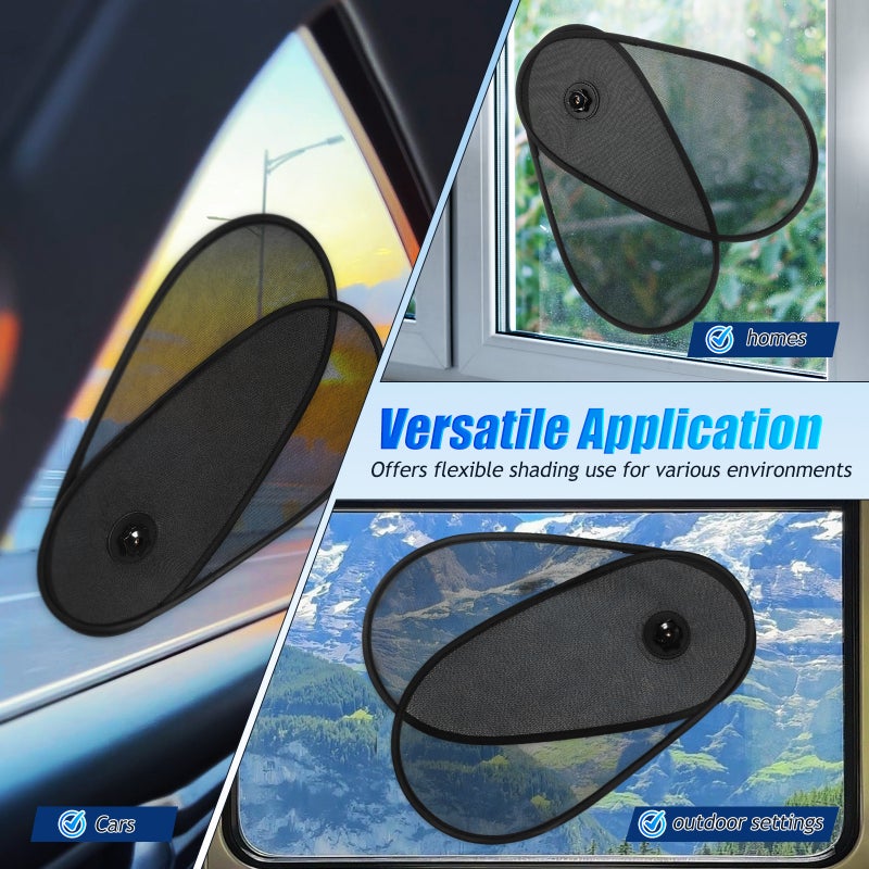 Car Side Window Sun Shade Adjustable Car Window Shades Side Window Sun Vehicle Window Screen For Trucks Suvs - Image 5