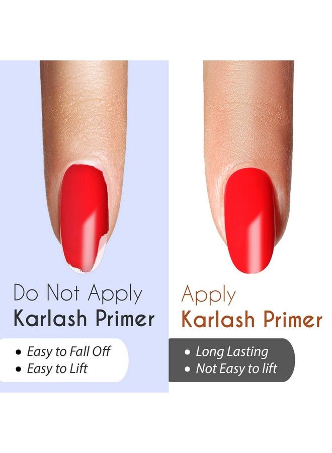 Karlash Professional Nail Primer Bond Non Acid & Non Burn 0.5 Oz Help Adhere Natural Nails - Image 3