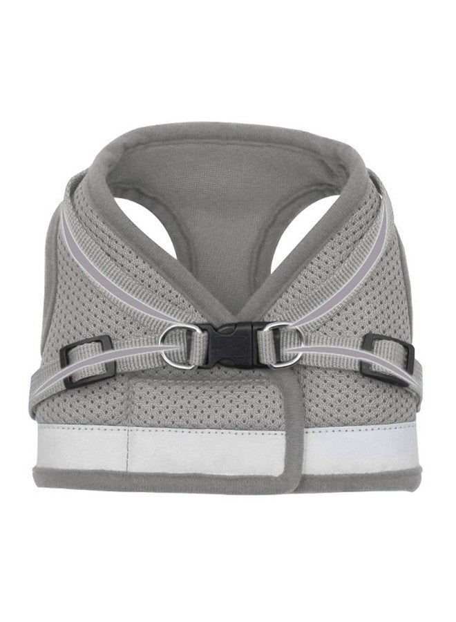 هارتس حزام عاكس للكلاب مع مقود قابل للتعديل | نسيج شبكي من البوليستر قابل للتنفس | مقاس XS | Ht-844 | قبضة مريحة لا تسحب | أبازيم سريعة الفك | حزام سهل الارتداء والخلع | رمادي - Image 3