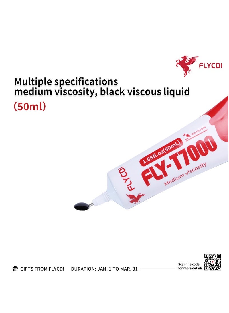 flycdi FLY-T7000 Multipurpose Soft Black Adhesive - Image 3